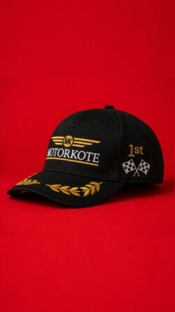 Gorra tipo racing Motorkote vista lateral 1st